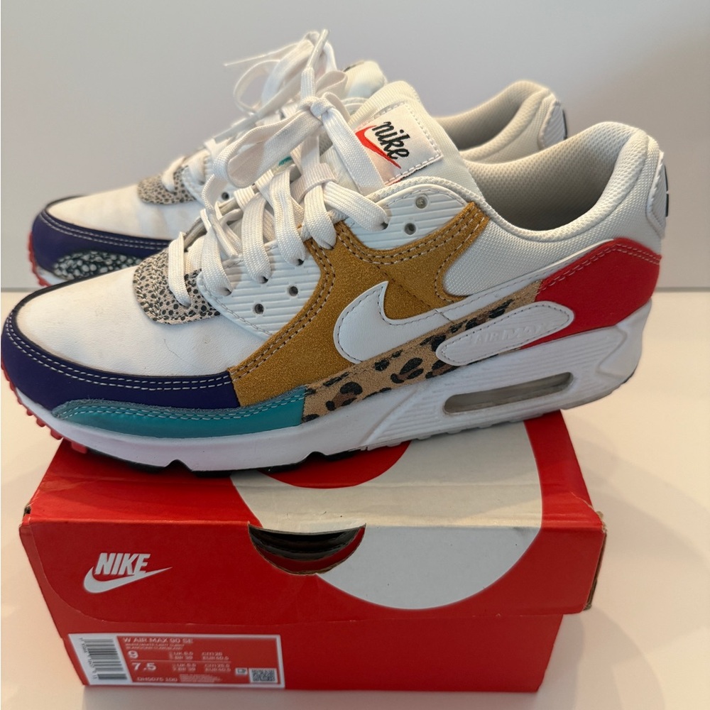 Nike Air Max 90 Sneakers “Animal White”